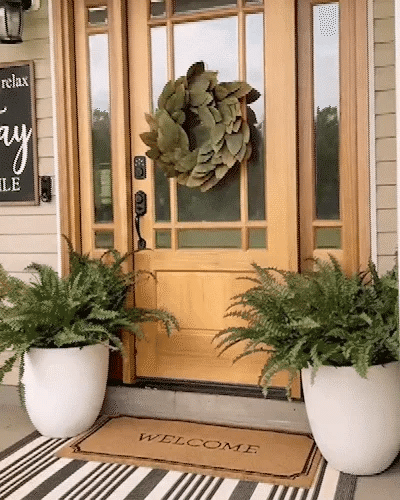 Durable Outdoor Artificial Fern Plant