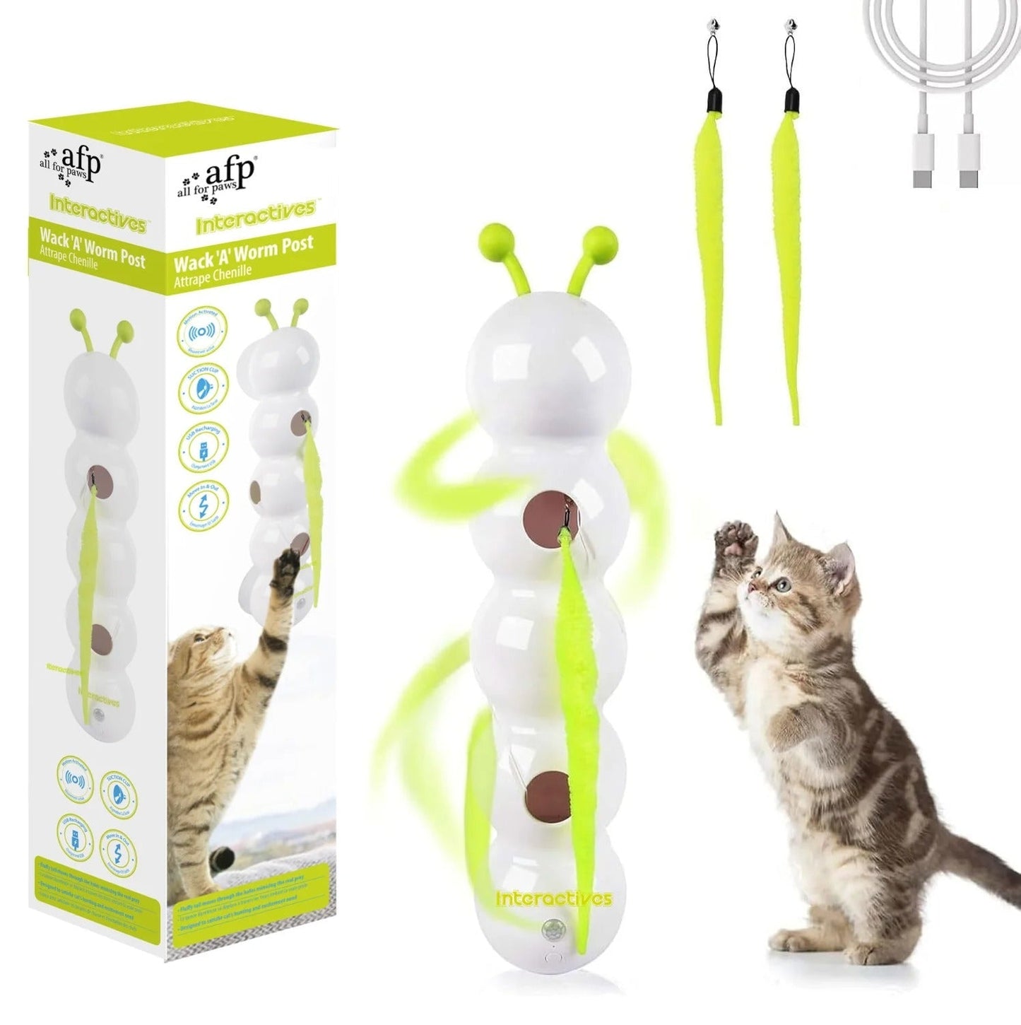 Fun Interactive Cat Wall Toy with Motion Sensor - Luxivelle