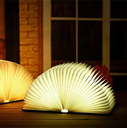 Portable LED Reading Light, Adjustable Brown Table Lamp