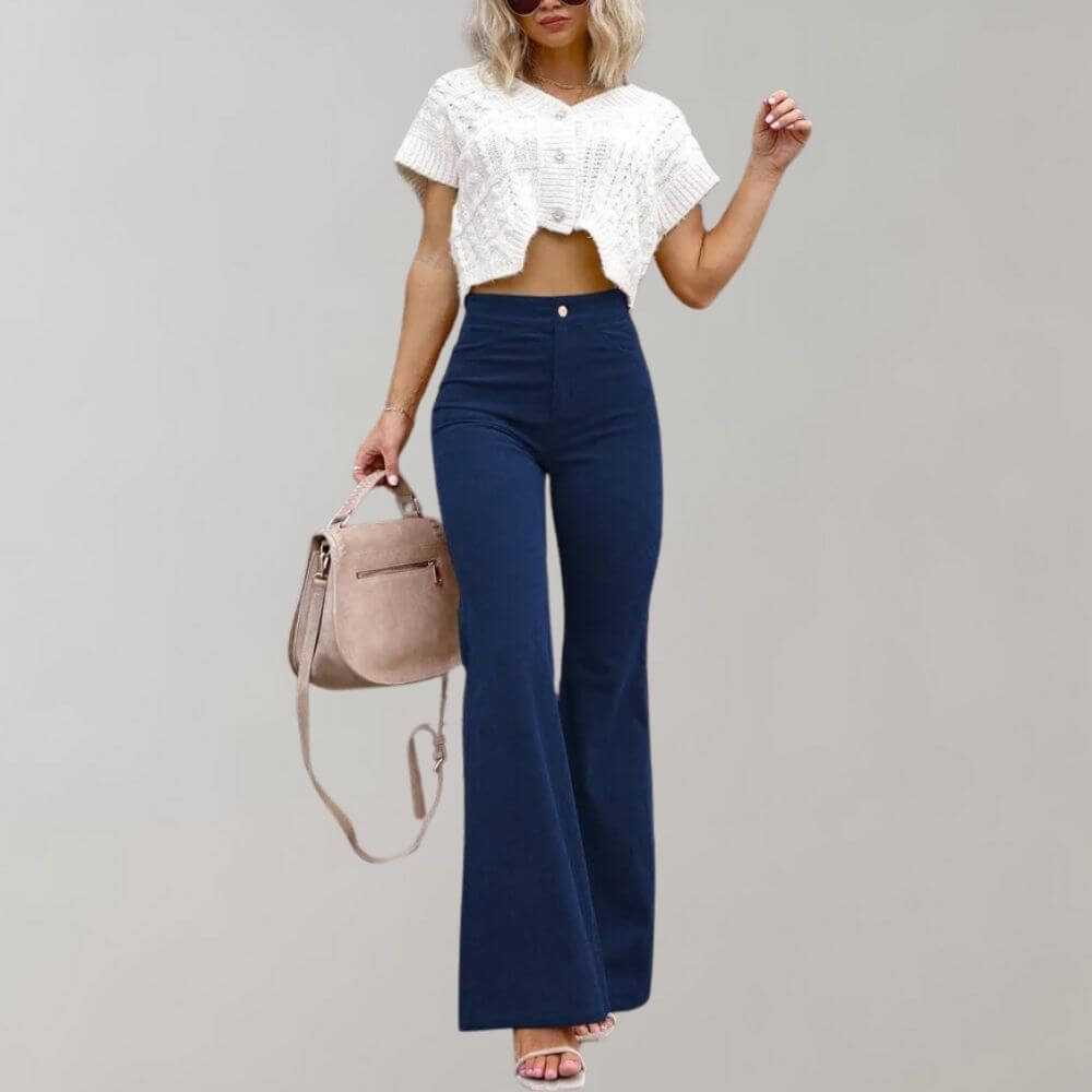 Comfortable High Waist Loose Fit Women's Pants