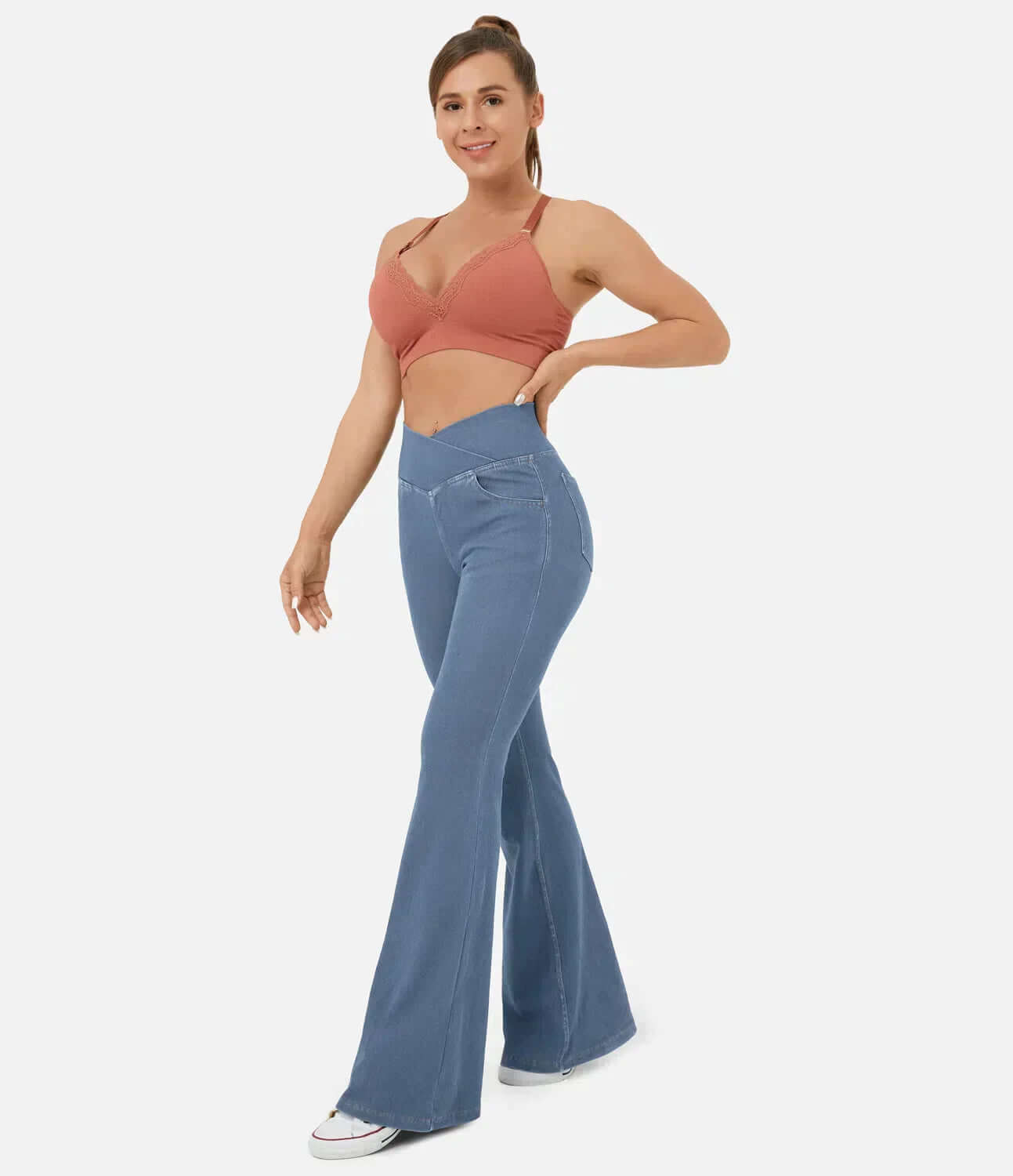 Women's Comfort Fit Wide Leg Jeans