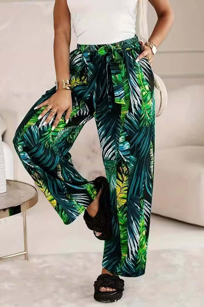 Vibrant Floral Loose Fit Pants