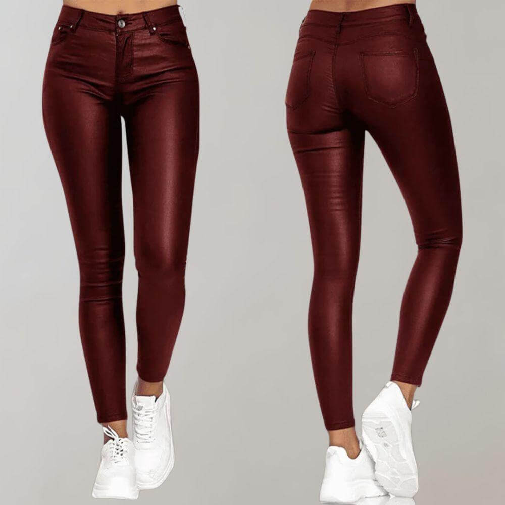 Ladies Genuine Leather Trousers