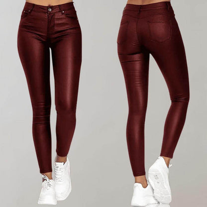 Ladies Genuine Leather Trousers