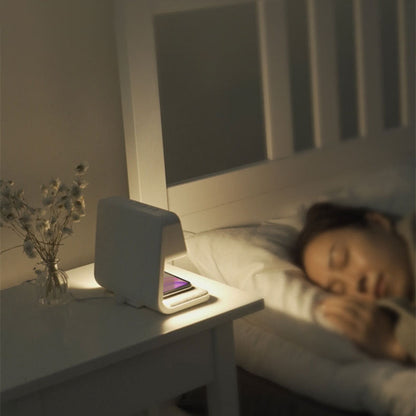 Smart LED Bedside Table Lamp with USB Charger