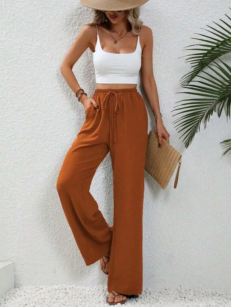 Relaxed Fit Cotton Pants
