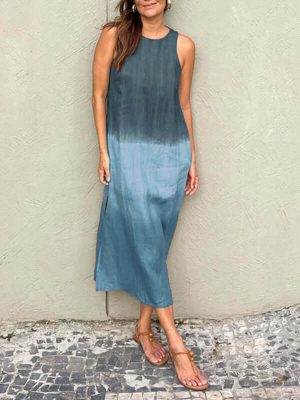 Gradient Floral Sundress
