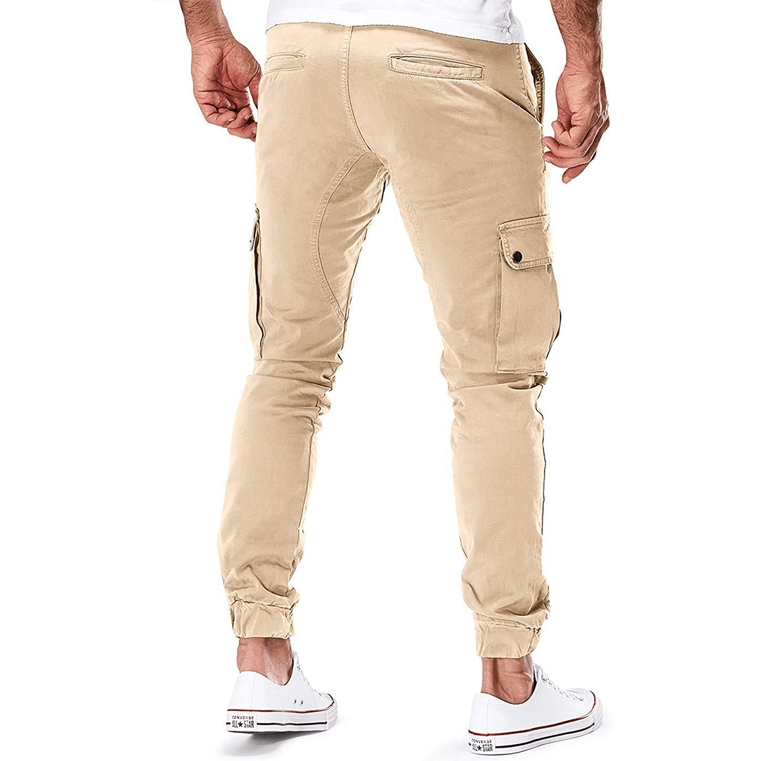 Men's Fitted Elastic Combat Pants