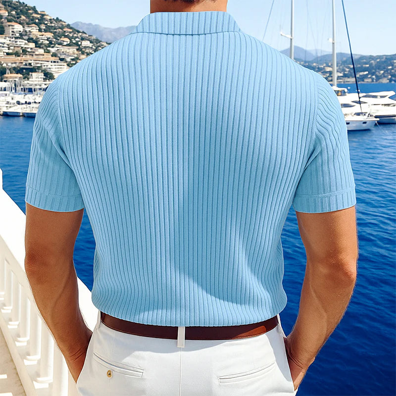 Comfortable Casual Short Sleeve Polo Shirt for Men