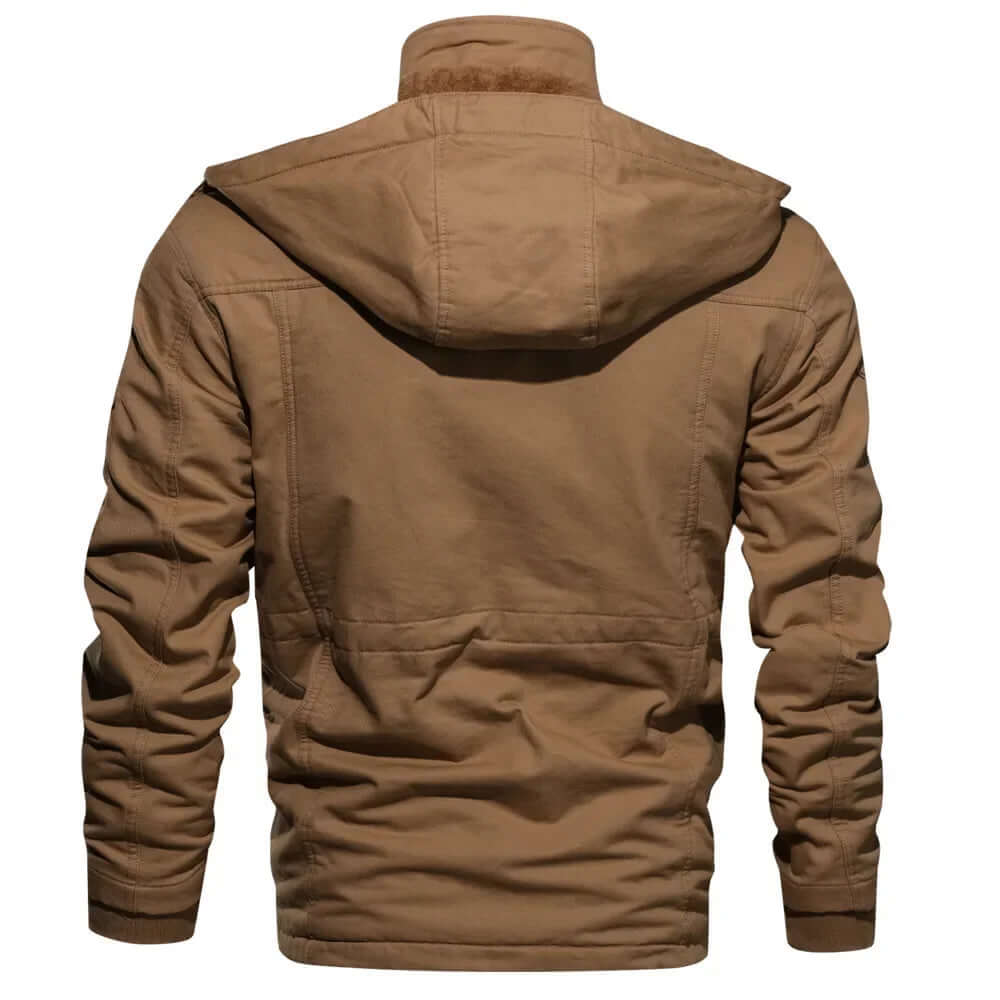 Waterproof Men's Removable Hood Parka Coat