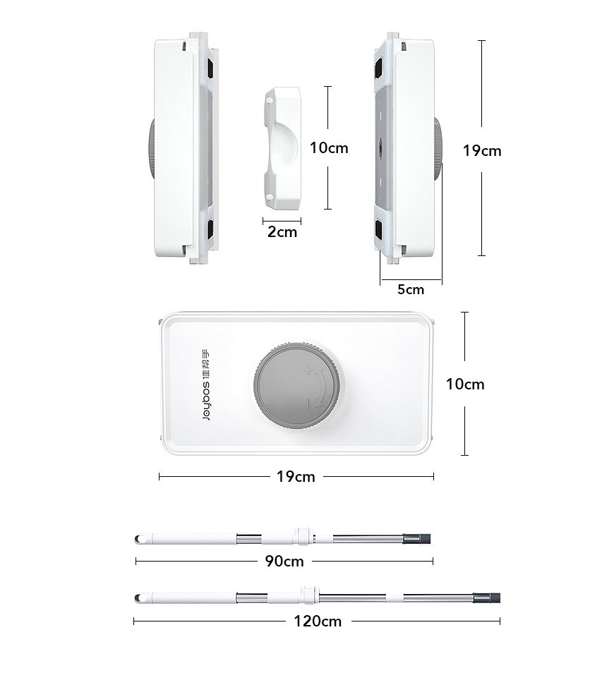 Easy Reach Window Cleaning Tool with Magnetic Double Sides