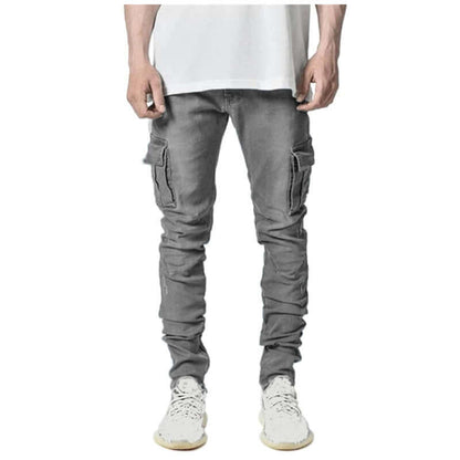 Men's Skinny Straight Leg Casual Jeans