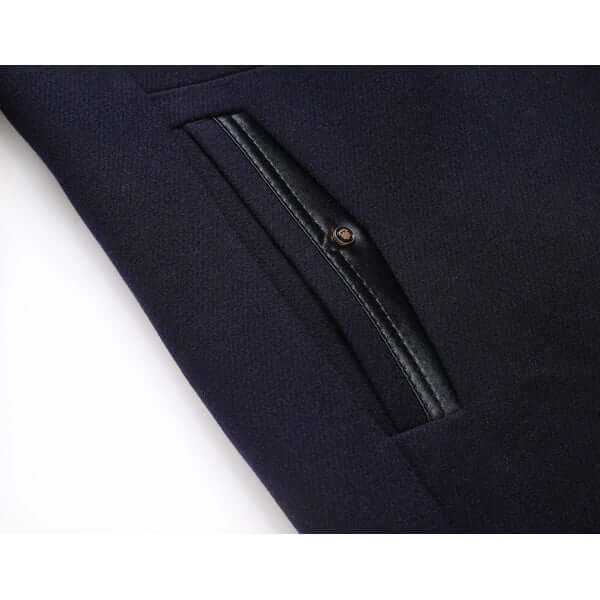 Men's Classic Fit Warm Wool Overcoat