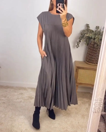 Flowy Long Sleeve Maxi Dress
