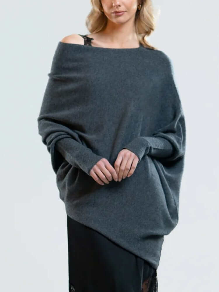 Relaxed Fit Soft Knit Sweater
