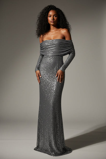 Luxurious Off Shoulder Maxi Dress for Women - Luxivelle