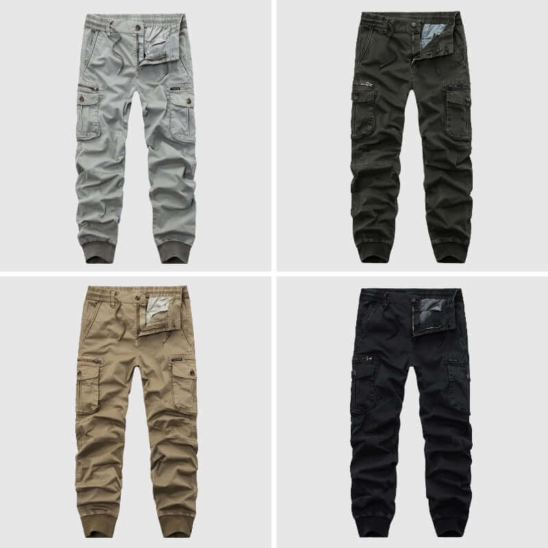 Comfortable Fit Men's Stretch Pants with Pockets