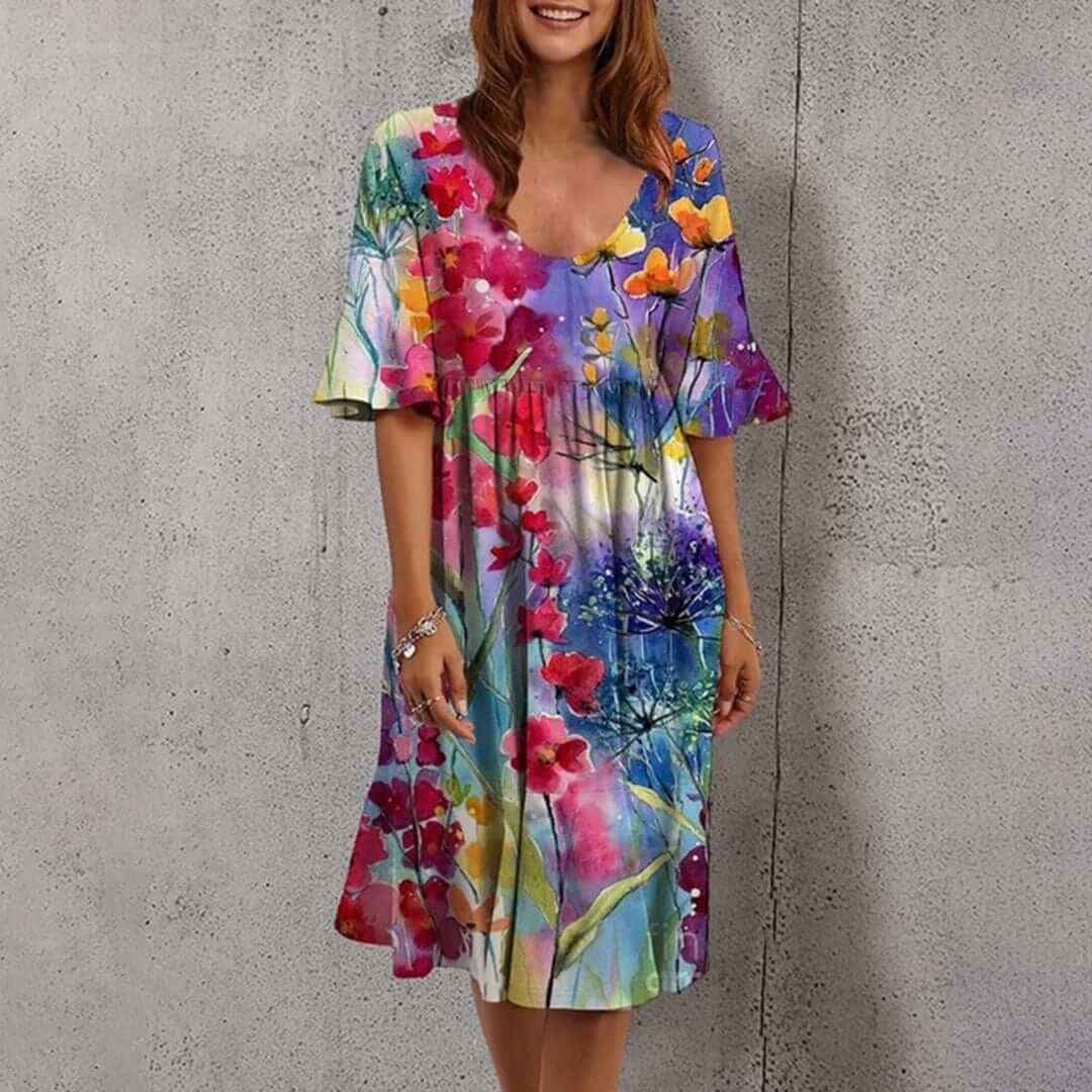 Pretty Garden Party Midi Dress