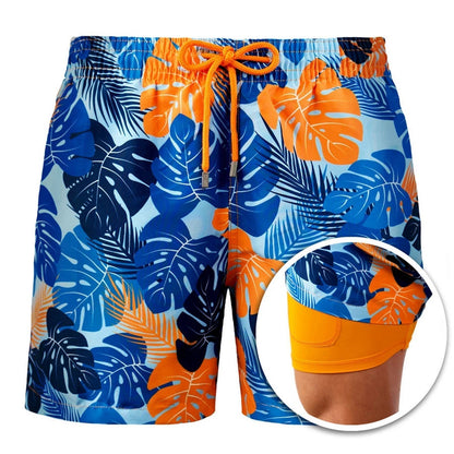 Men's Water Shorts Fast Dry Beachwear Athletic Trunks
