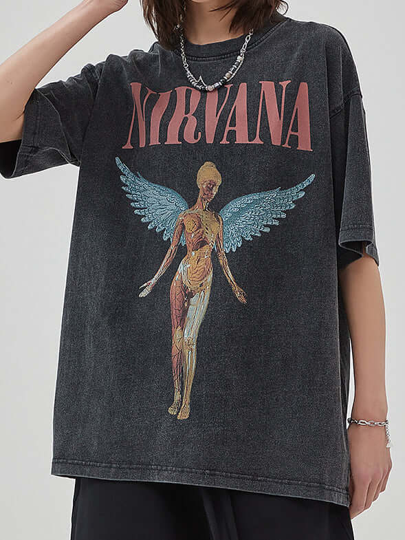 Classic Retro Style Tee Shirt - Luxivelle