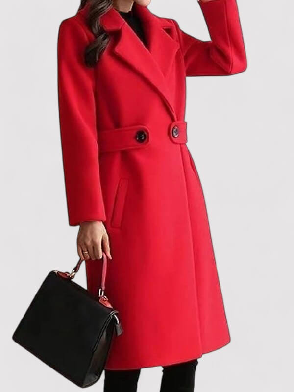 Warm Fleece Parka with Adjustable Waist Belt