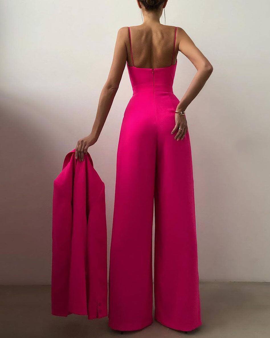 Chic High Waist Women's Jumpsuit