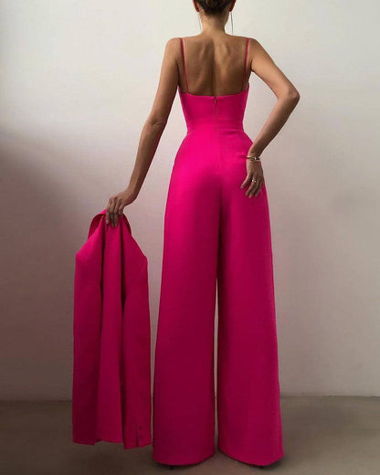 Chic High Waist Women's Jumpsuit