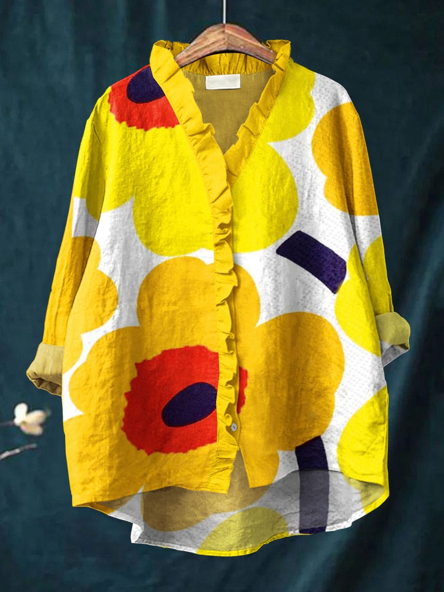Feminine Gathered Women's Blouse - Luxivelle