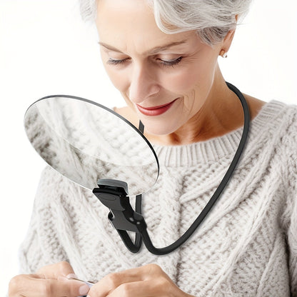 Easy Grip Magnifying Glass - Adjustable Hands Free Reader - Luxivelle