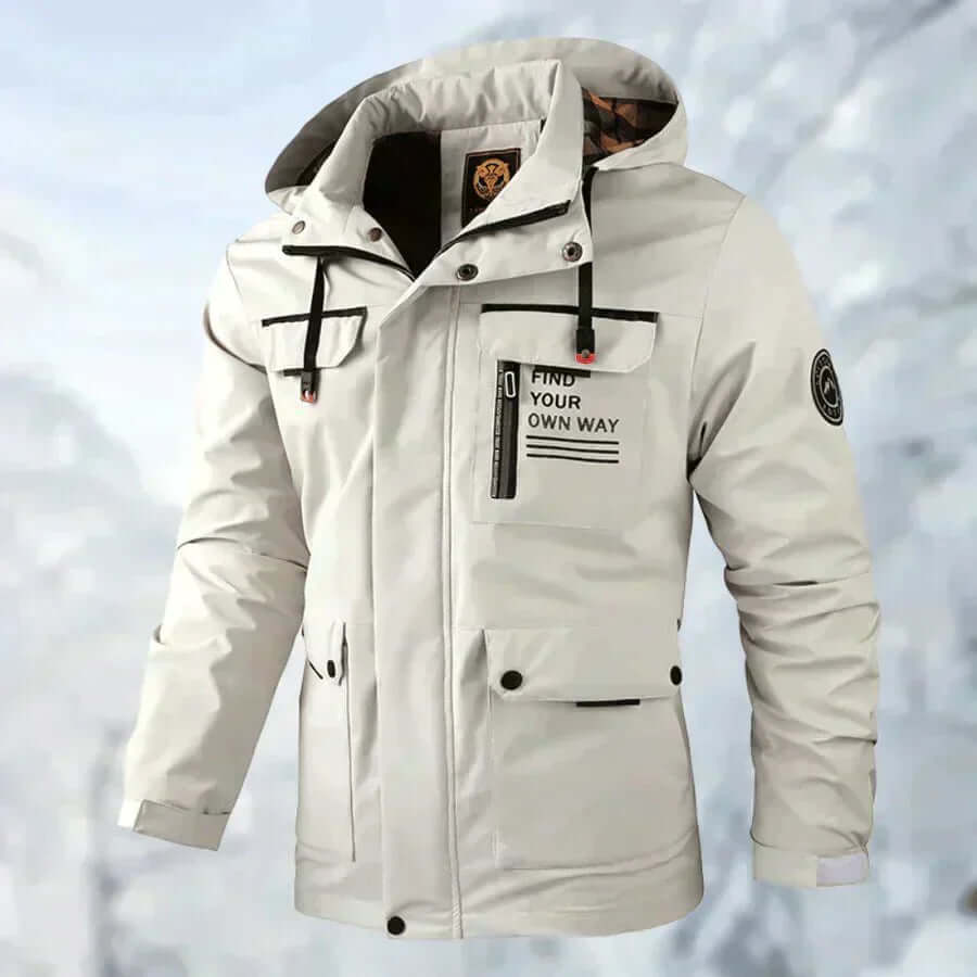 Warm Insulated Men's Down Parka Coat