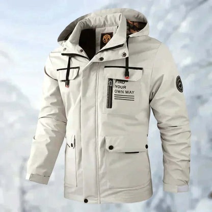 Warm Insulated Men's Down Parka Coat