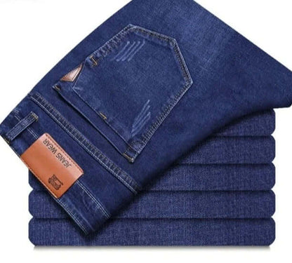 Classic Fit Mens Straight Jeans - Heavy Duty Denim