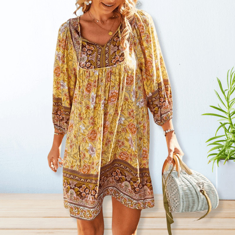 Women's Floral Summer Mini Dress