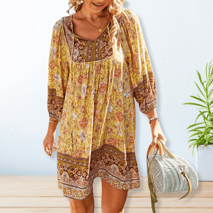Women's Floral Summer Mini Dress