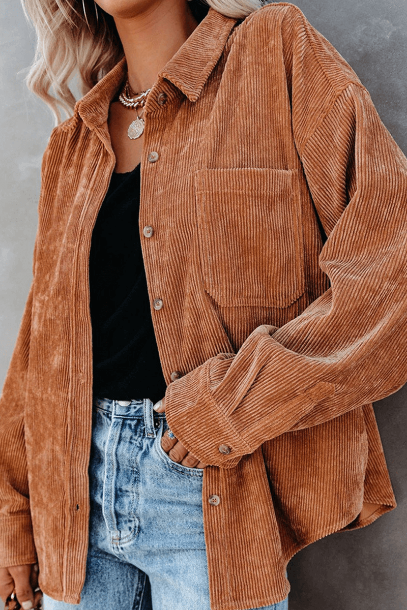 Casual Loose Fit Women's Long Sleeve Top