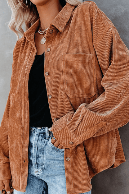 Casual Loose Fit Women's Long Sleeve Top