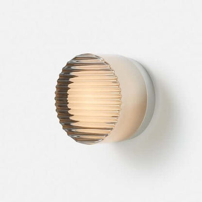 Contemporary Circular LED Outdoor Wall Lamp