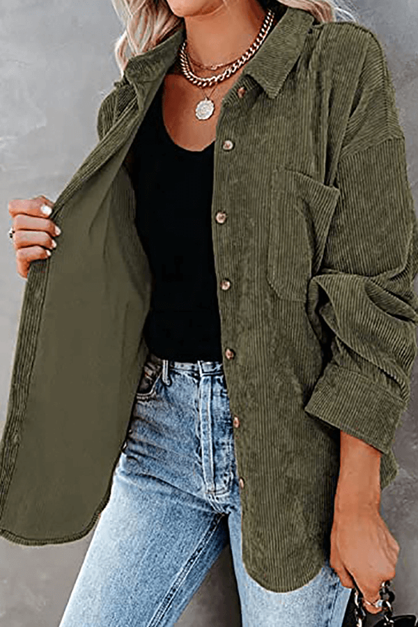 Casual Loose Fit Women's Long Sleeve Top