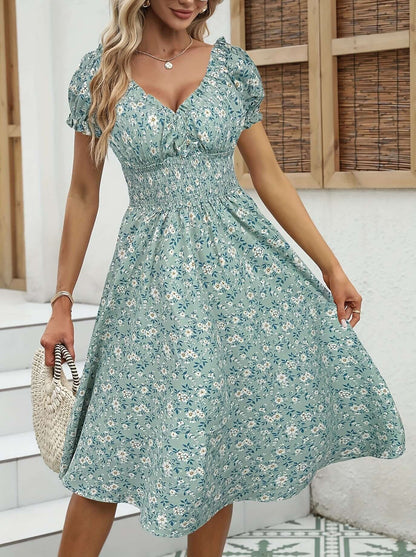 Beautiful Garden Party Midi Dress
