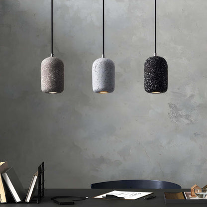 Rustic Metal Hanging Ceiling Light, 16cm Glass Shade