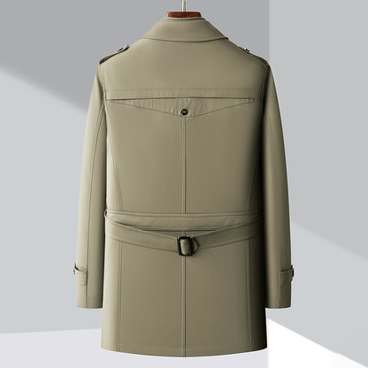 Classic Waterproof Long Coat for Men