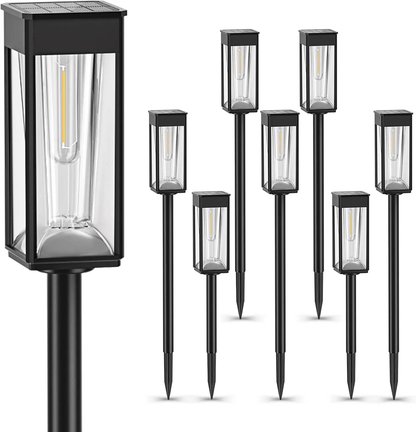 Bright Outdoor Solar Powered Yard Lamp