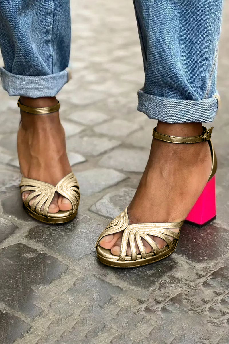 Buckle Ankle Strap Summer Sandals