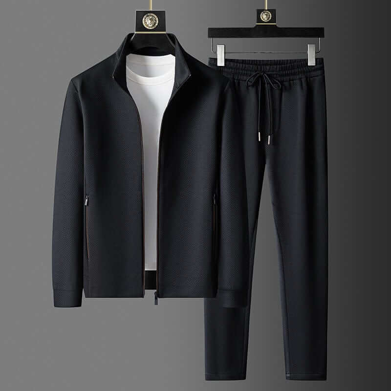 Men's Athletic Sportswear Set - Zip Up Jacket & Pants - Luxivelle