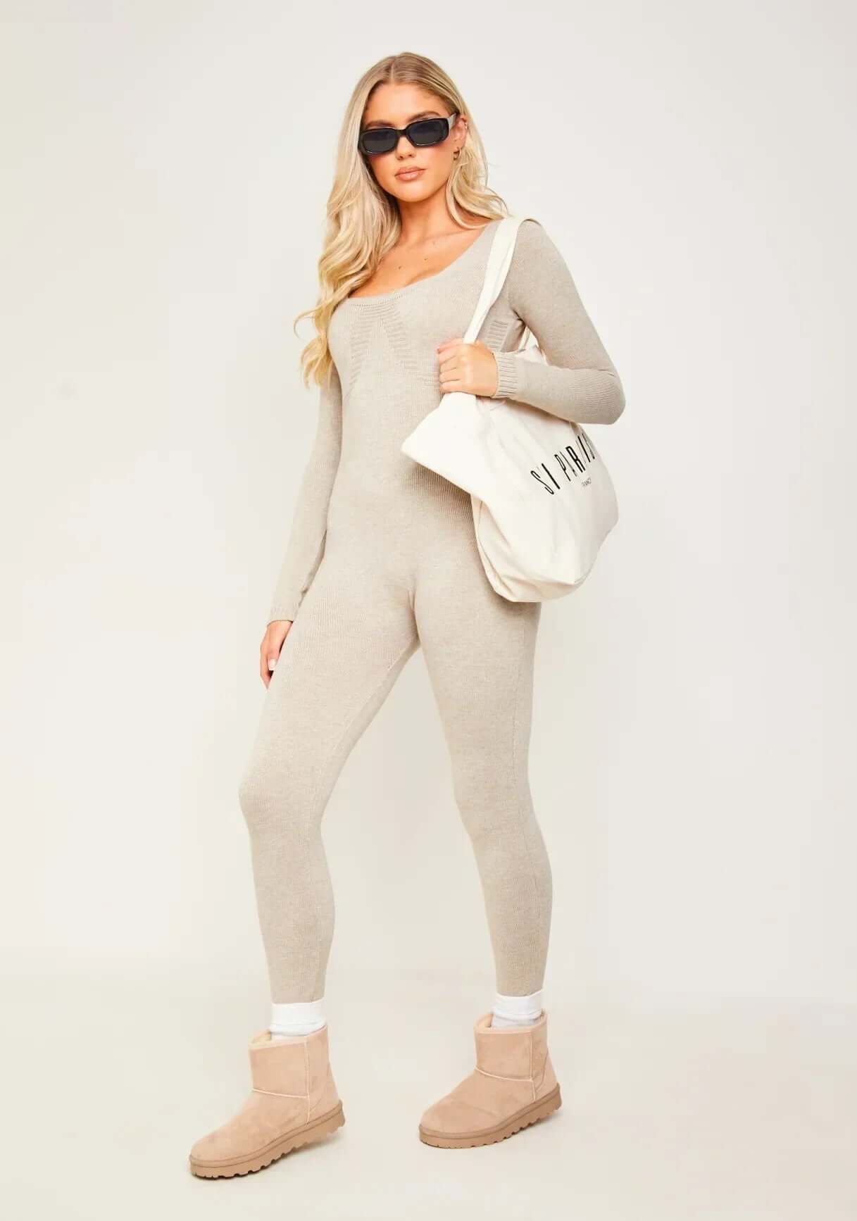 Ladies' Chic Full Length Jumpsuit - Luxivelle
