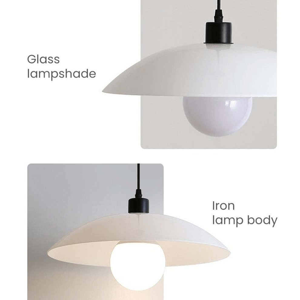 Sleek Clear Glass Hanging Light Fixture