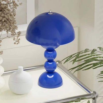 Compact Glass Flower Desk Light Lamp
