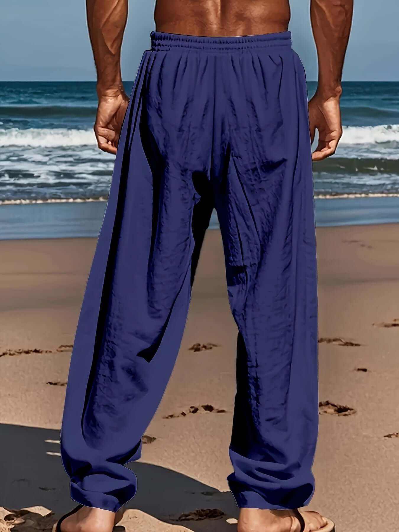 Relaxed Fit Mens Comfort Trousers - Soft & Lightweight