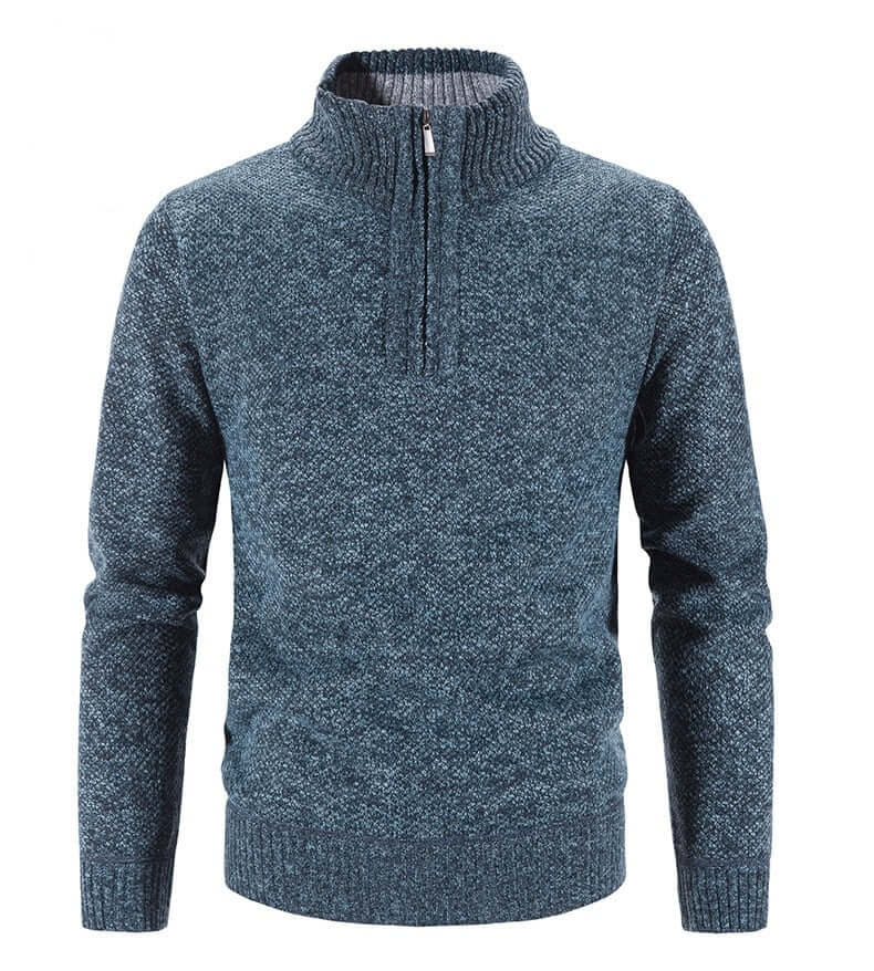 Men's Fitted Crew Neck Sweater Pullover