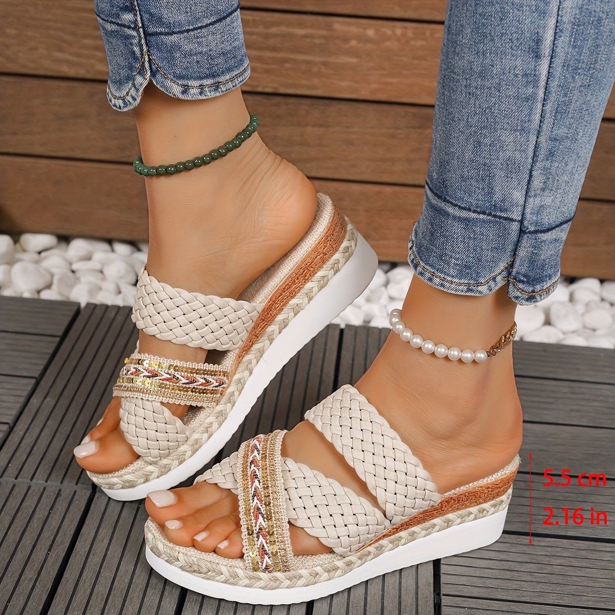 Trendy Braided Flat Sandals